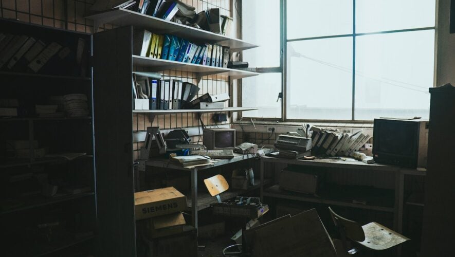 abandoned office