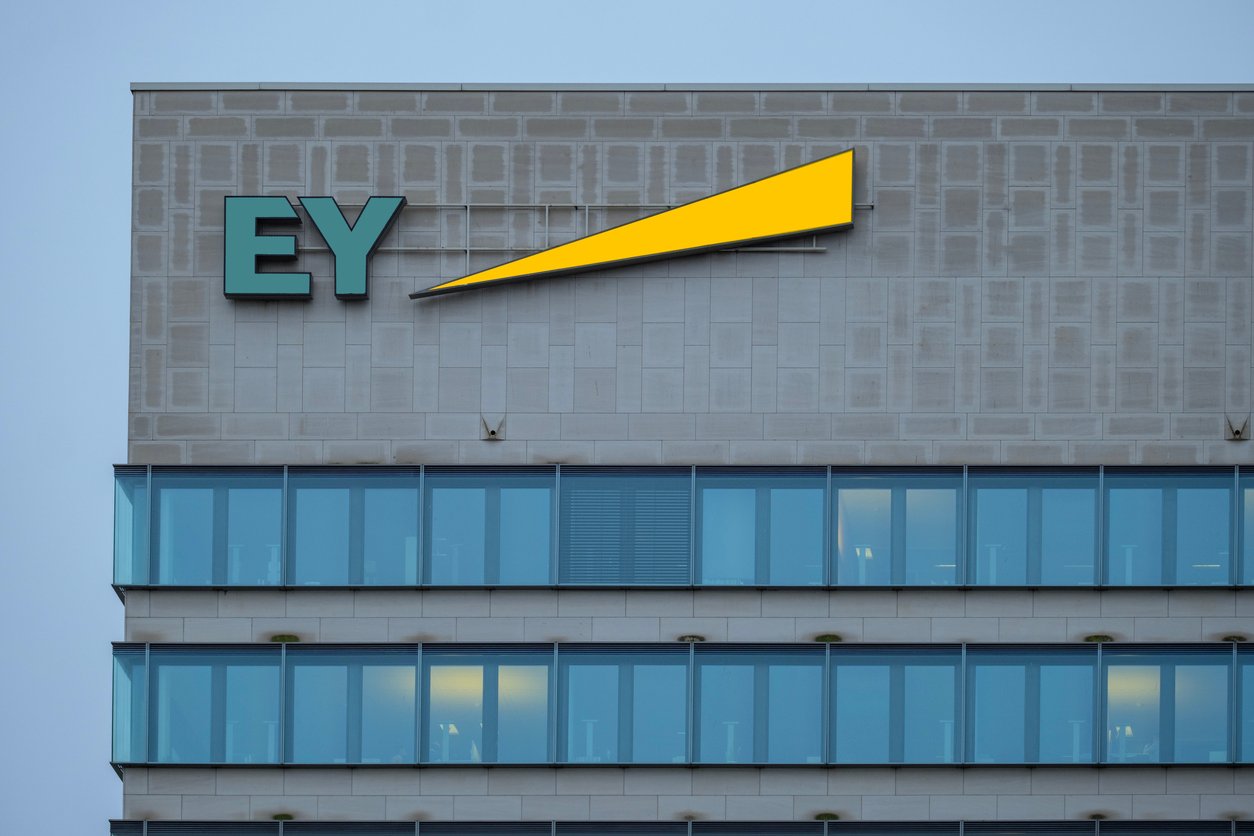 outside view of an EY building