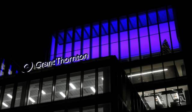 Grant Thornton office at night