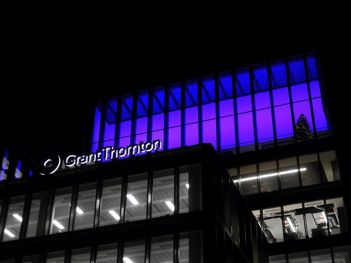 Grant Thornton building at night