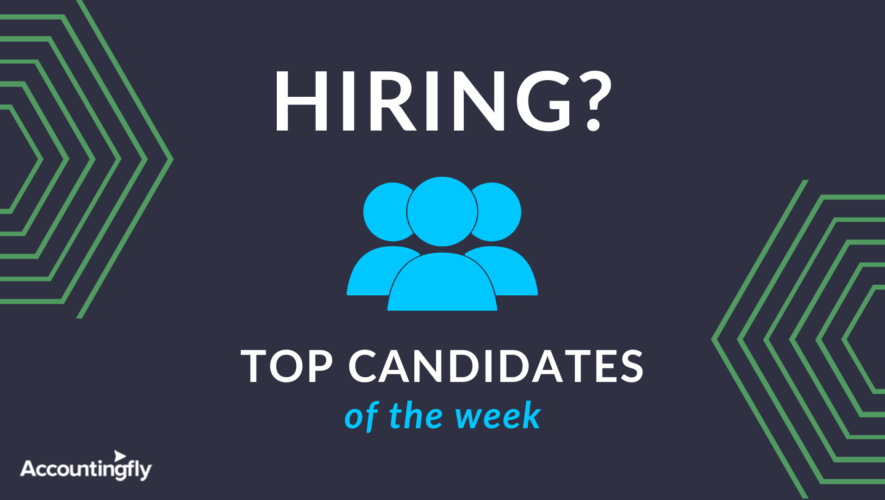 Top Accounting Candidate of the week