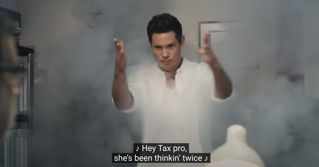 screenshot of a TurboTax ad